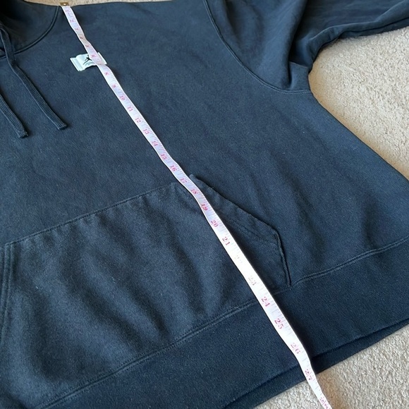 Jordan Flight Fleece Pullover Thick Oversized Hoodie Sweatshirt Womens Black - Picture 11 of 11